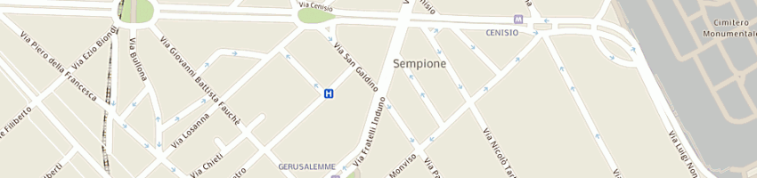 Mappa della impresa zebre srl a MILANO