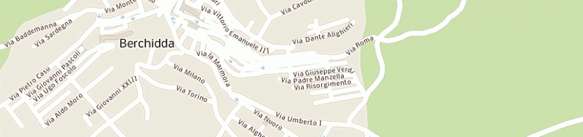 Mappa della impresa crasta fausto a BERCHIDDA