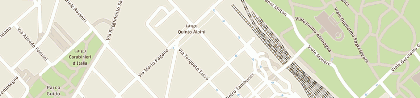 Mappa della impresa grea ottica sas di d'onofrio andrea e c a MILANO