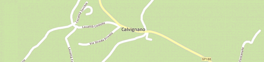 Mappa della impresa sala de contardi elena a CALVIGNANO
