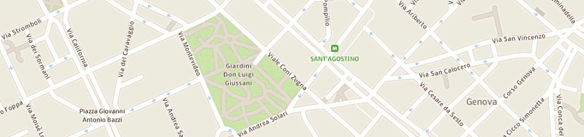 Mappa della impresa rossi immobiliare di rossi maurizio a MILANO