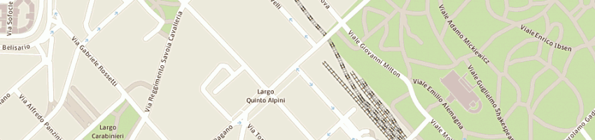 Mappa della impresa sarflor di domenico tesoro a MILANO