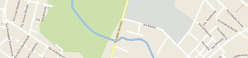 Mappa della impresa bossi santino di bossi andrea e c snc a PAVIA