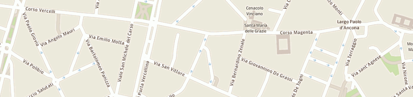 Mappa della impresa palazzi geom ugo enrico a MILANO