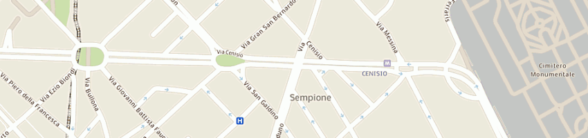 Mappa della impresa parrocchia s maria di lourdes a MILANO