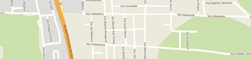 Mappa della impresa sacchi claudio piero a CESANO MADERNO