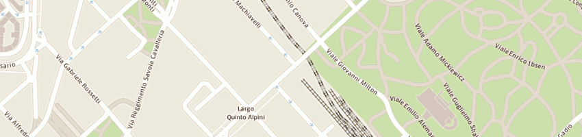 Mappa della impresa cartoleria di del dotto sonia a MILANO