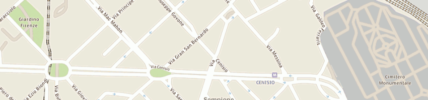 Mappa della impresa morandi cesarino a MILANO