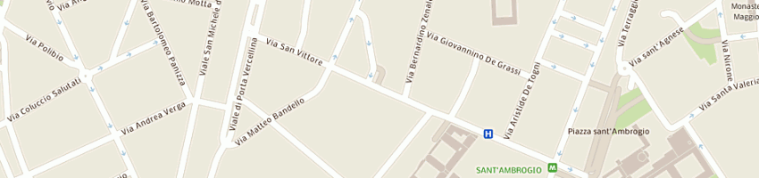 Mappa della impresa pellegrini carlo e francesco snc a MILANO