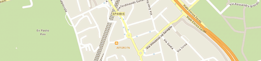 Mappa della impresa tecnosoft srl a MILANO