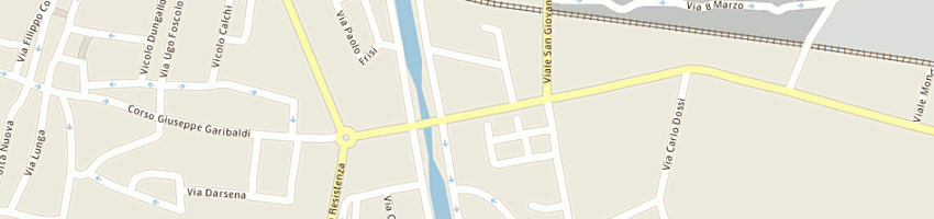 Mappa della impresa piacentini daniele a PAVIA