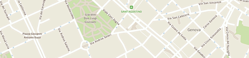 Mappa della impresa banche banca popolare commercio e industria spa a MILANO
