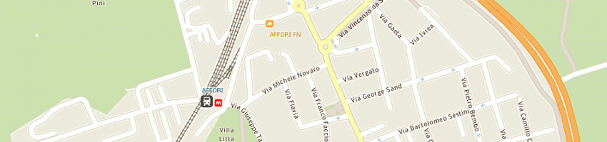 Mappa della impresa passoni roberto a MILANO
