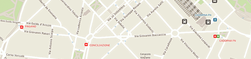 Mappa della impresa simarluno srl a MILANO