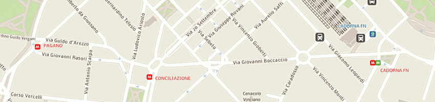 Mappa della impresa promef 90 srl immobiliare a MILANO