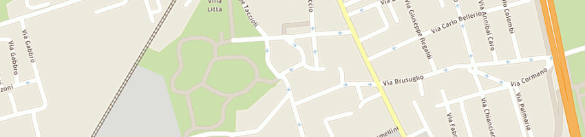 Mappa della impresa tonny srl a MILANO