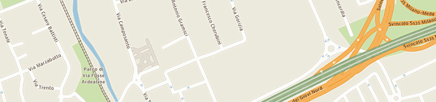 Mappa della impresa crehabit srl a PADERNO DUGNANO