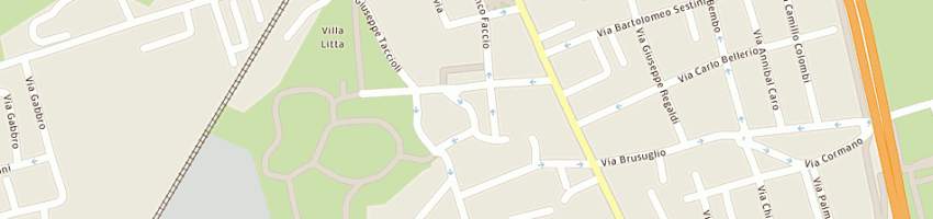 Mappa della impresa la fustellatrice grafica di pusceddu pietro e c sas a MILANO