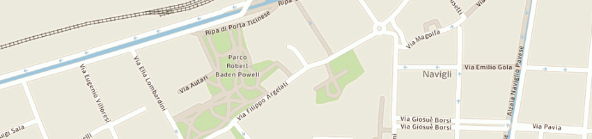 Mappa della impresa look studio sas di elisabetta colombo e c a MILANO