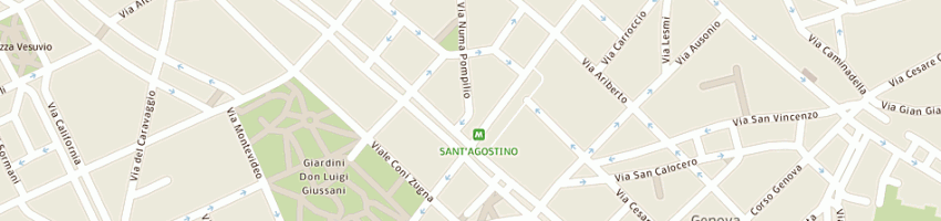 Mappa della impresa condominio numa pompilio a MILANO