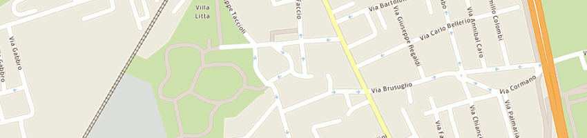 Mappa della impresa sala roberto a MILANO
