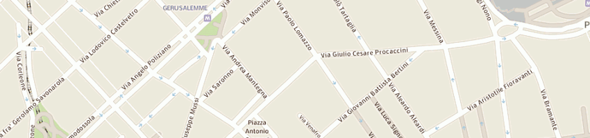 Mappa della impresa as ingg srl a MILANO
