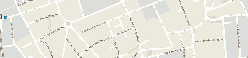 Mappa della impresa termoidraulica cierre sas di carrubba alberto e c a MILANO