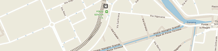Mappa della impresa navigli 90 srl a MILANO