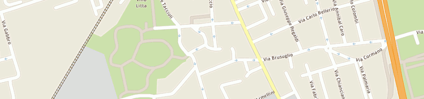 Mappa della impresa santambrogio giovanni a MILANO