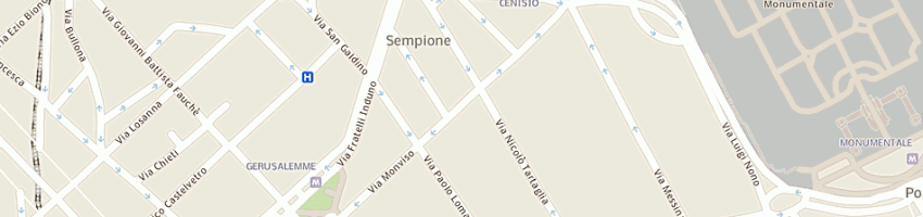 Mappa della impresa bigdeal srl a MILANO