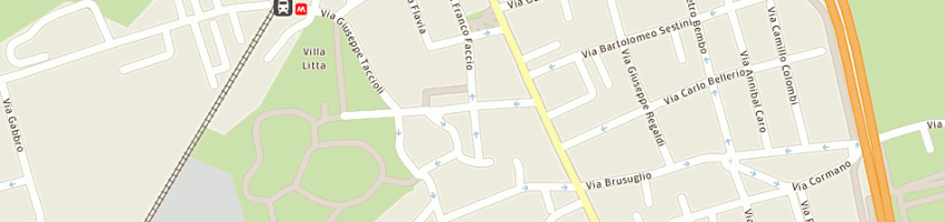 Mappa della impresa anteprima sas di riccardo pollice e c a MILANO