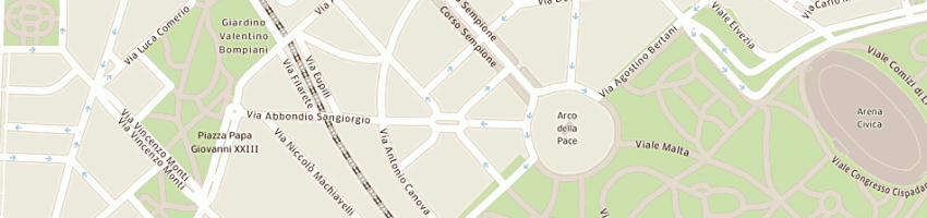 Mappa della impresa lo iacono noe a MILANO