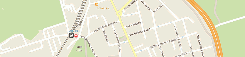 Mappa della impresa mirarchi vito a MILANO