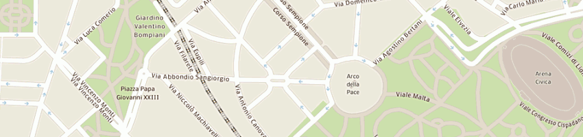 Mappa della impresa next consulting srl a MILANO