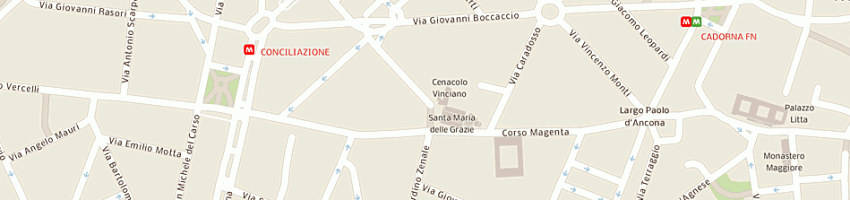 Mappa della impresa di francesco sas di francesco lamanna e c a MILANO
