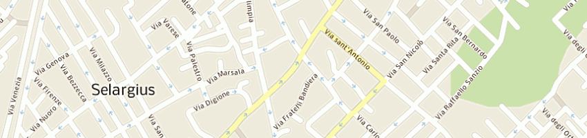 Mappa della impresa furla (srl) a CAGLIARI