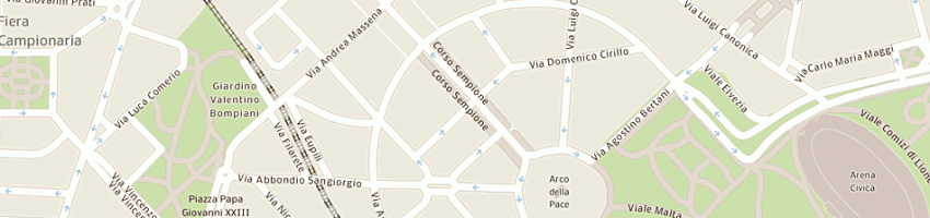 Mappa della impresa gattolin amerigo paolo a MILANO