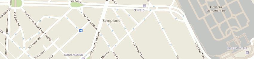 Mappa della impresa gea sas di stucchi dario e c a MILANO