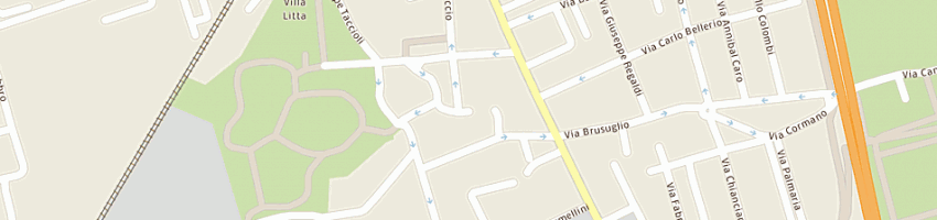 Mappa della impresa lazzari g sas a MILANO