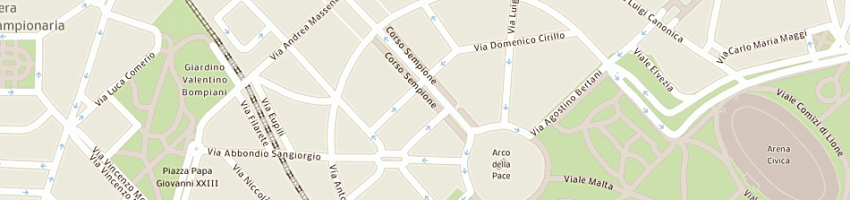 Mappa della impresa farmacia sempione dr maggi piercarlo a MILANO