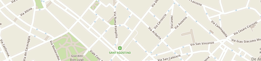 Mappa della impresa irci srl a MILANO