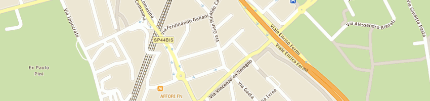 Mappa della impresa ronchetti ettore a MILANO