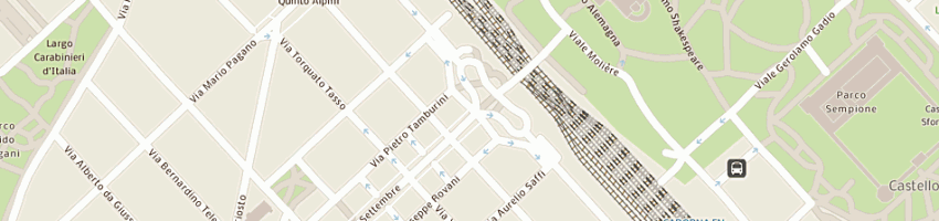 Mappa della impresa mgp studio tributario a MILANO