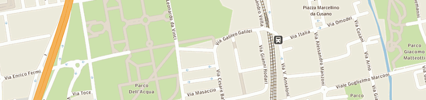 Mappa della impresa g p e a galvplate srl a CORMANO