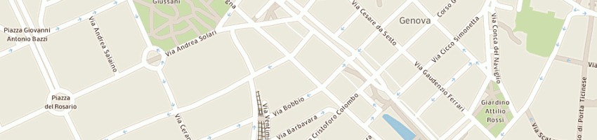 Mappa della impresa i monelli sas a MILANO