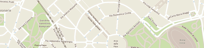 Mappa della impresa ipack ima spa a MILANO
