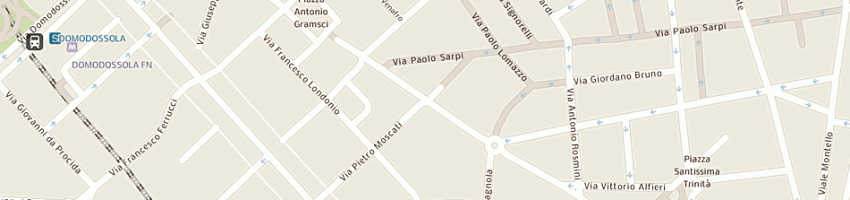 Mappa della impresa igieni claudio a MILANO