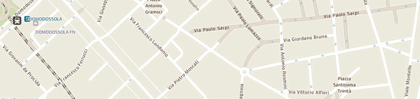Mappa della impresa frogest srl a MILANO