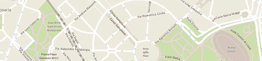 Mappa della impresa binfin spa a MILANO