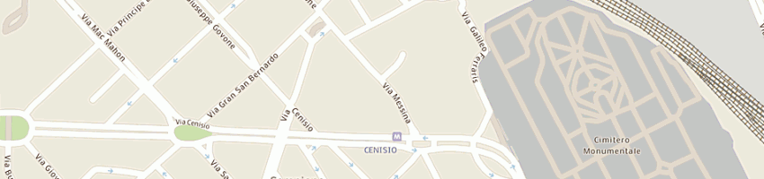 Mappa della impresa samak snc di antonio martella e c a MILANO